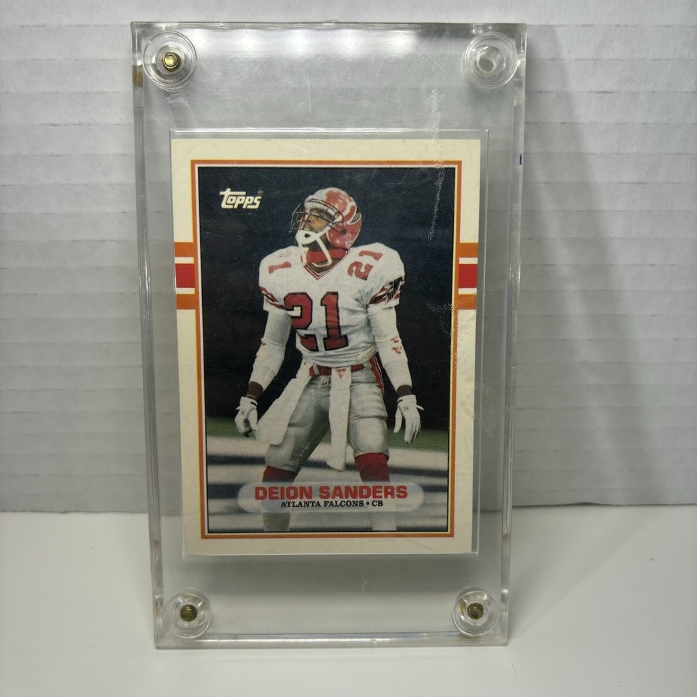 1989 Topps Traded Deion Sanders #30T Rookie Atlanta Falcons‎ HOF
